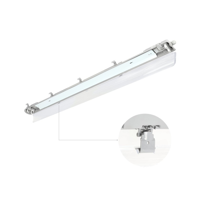 Heavy-duty fluorescent light HERMIC T8 2xG13/18W/230V IP65