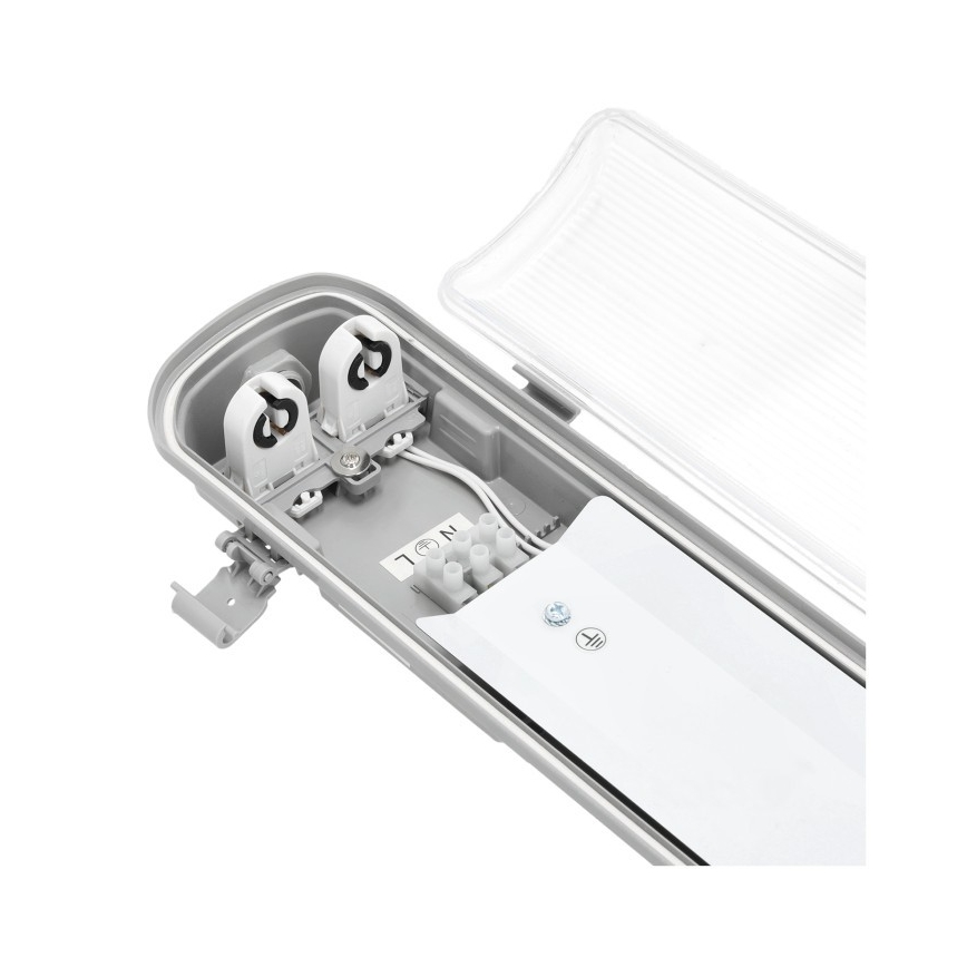 Heavy-duty fluorescent light HERMIC T8 2xG13/18W/230V IP65