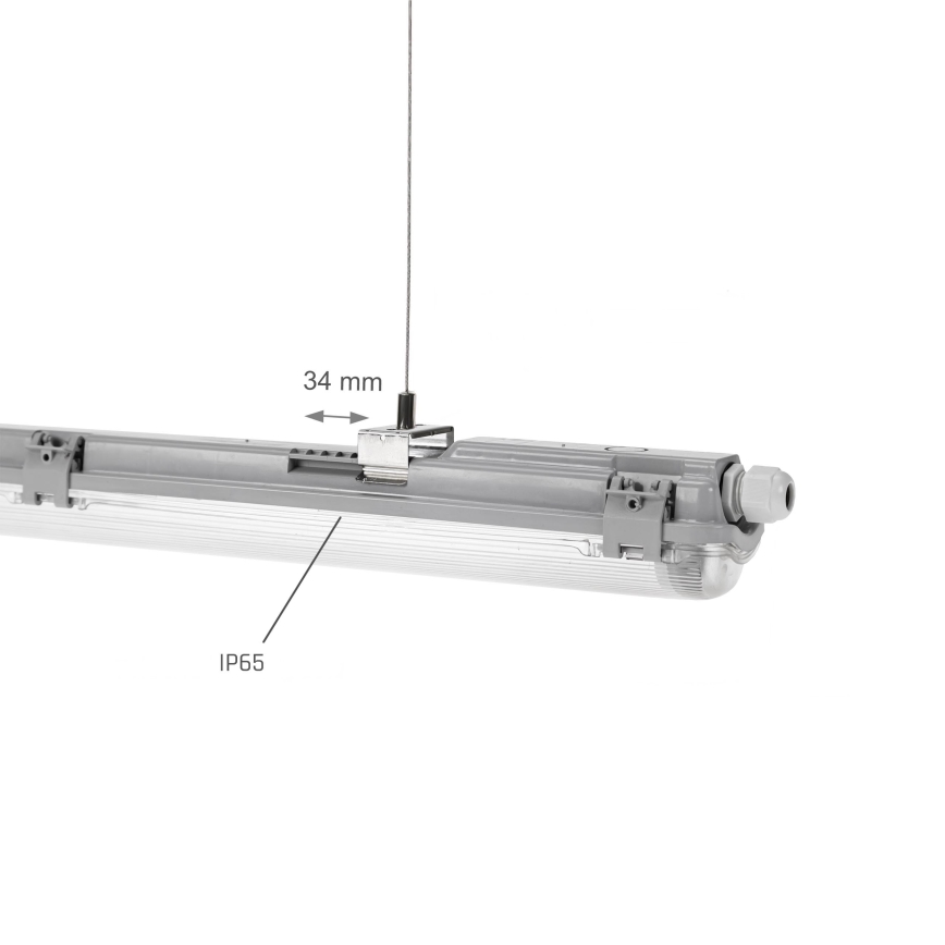 Heavy-duty fluorescent light LIMEA T8 1xG13/20W/230V IP65 120cm