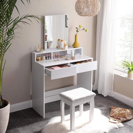 HEBA White Vanity Table