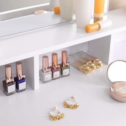 HEBA White Vanity Table