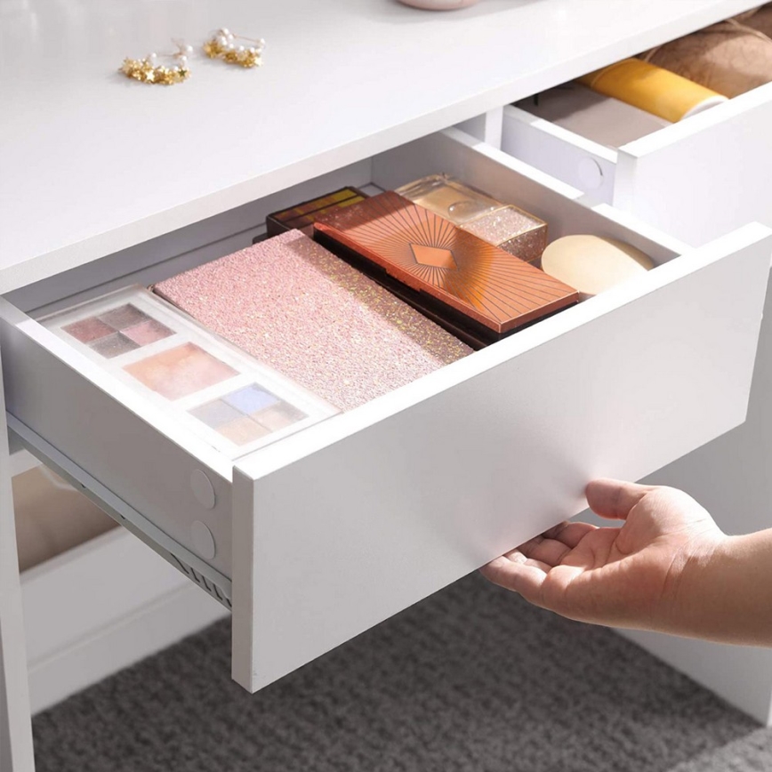 HEBA White Vanity Table