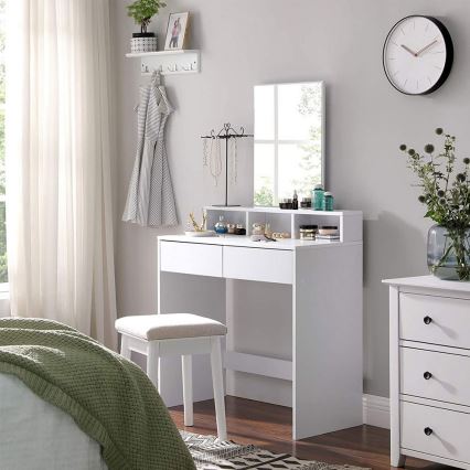 HEBA White Vanity Table