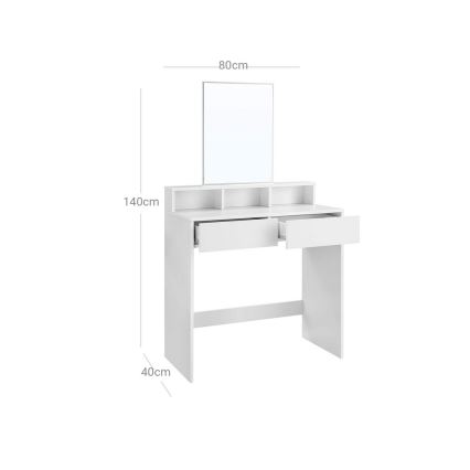 HEBA White Vanity Table