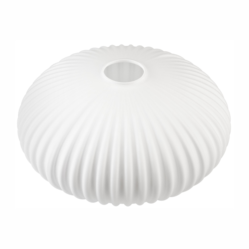 HECTOR cable-hung pendant light, 1x E27/15W/230V, white/brass, Ø 25 cm