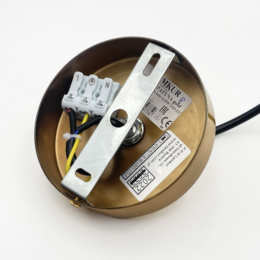 HECTOR Cable Pendant Lamp 1xE27/15W/230V Ø 14 cm