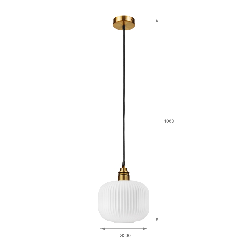 HECTOR Cable Pendant Light 1xE27/15W/230V, Ø 20 cm