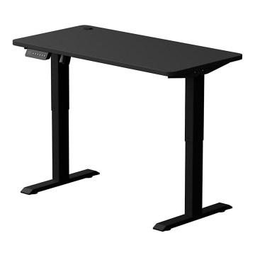 Height-adjustable desk LEVANO 120x60 cm black