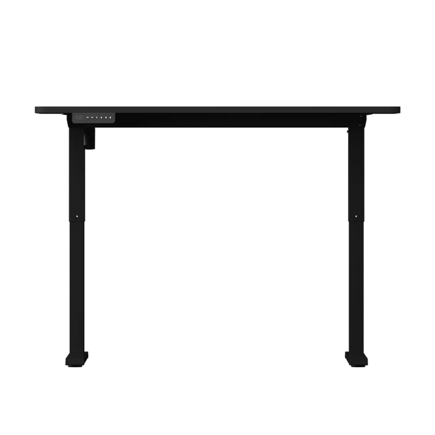 Height-adjustable desk LEVANO 140x60 cm black