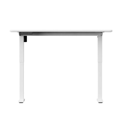 Height-adjustable desk LEVANO 140x60 cm white