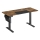 Height-adjustable desk SOLEA-X brown/black