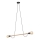 HELIX Cable-Hung Pendant Light 2xE27/15W/230V, Black/Pine