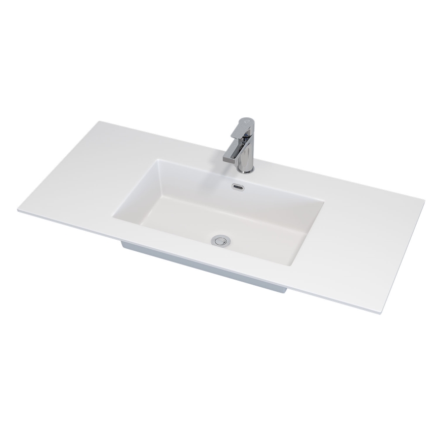 HELSINKI 100 cm White Bathroom Vanity with Sink