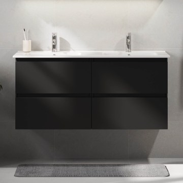 HELSINKI 120 cm Bathroom Vanity with Basin - Black