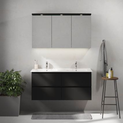 HELSINKI 120 cm Bathroom Vanity with Basin - Black