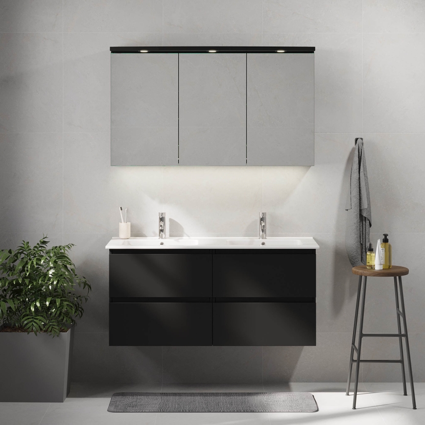 HELSINKI 120 cm Bathroom Vanity with Basin - Black