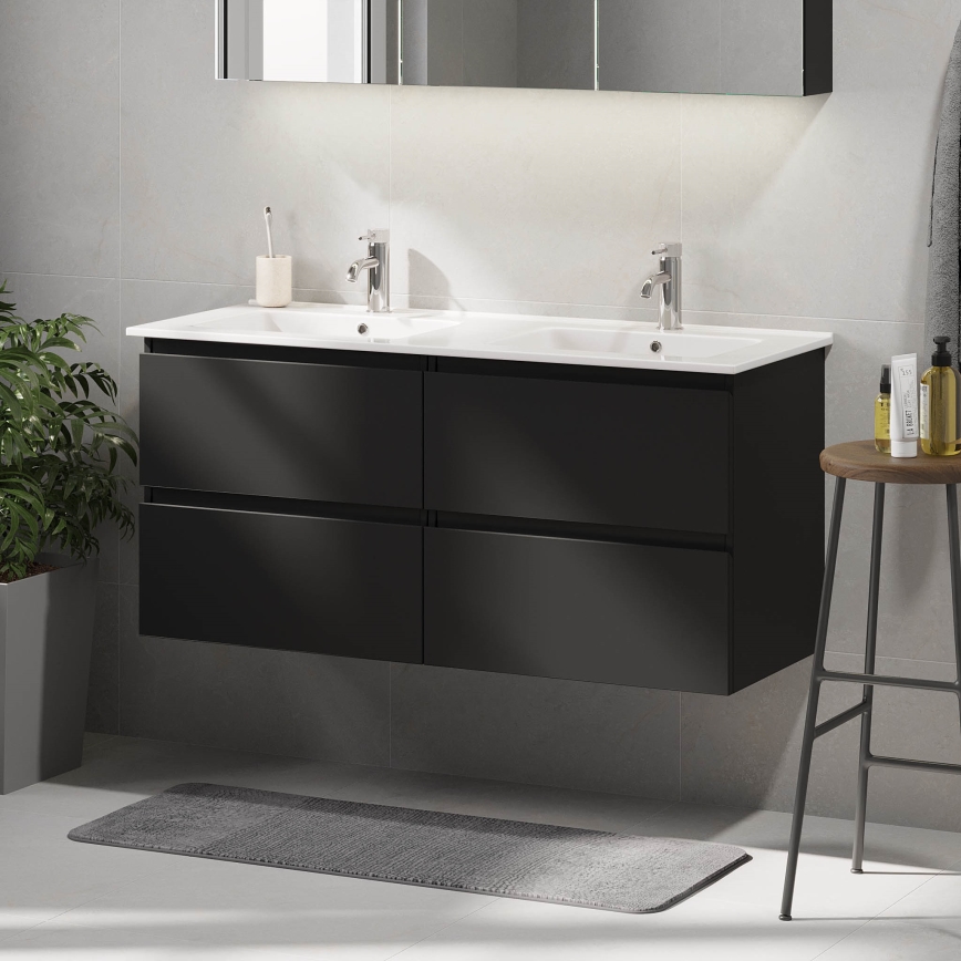 HELSINKI 120 cm Bathroom Vanity with Basin - Black