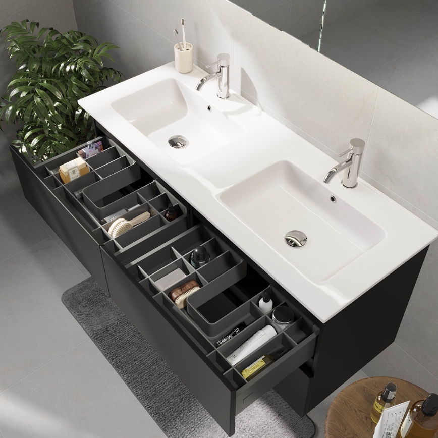HELSINKI 120 cm Bathroom Vanity with Basin - Black