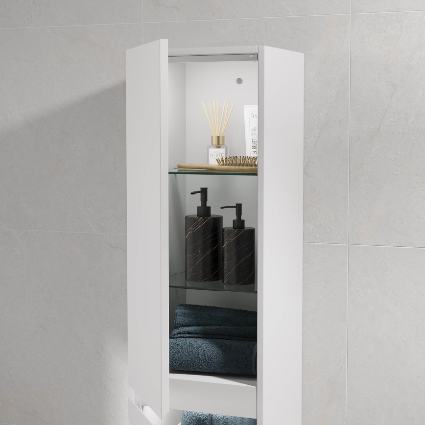 HELSINKI 174 cm Bathroom Cabinet, White