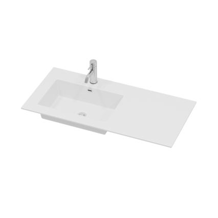 HELSINKI 95 cm Left-Hand Bathroom Vanity with Sink/Black