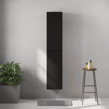 HELSINKI bathroom cabinet 174x35x32 cm black