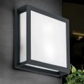 HENRY Outdoor Fixture, 2 x E27 / 15W / 230V, 26 x 26 cm, IP44, Anthracite