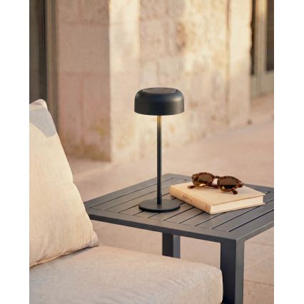Hesperide - BOLTY LED Solar Table Lamp, 3.7 V, 2600 mAh, IP65, Anthracite