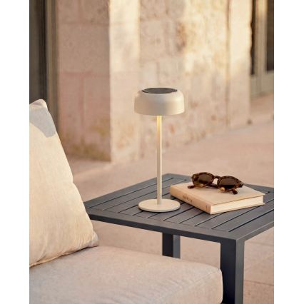 Hesperide - BOLTY LED Solar Table Lamp, LED 3.7V, 2600 mAh, IP65, Beige