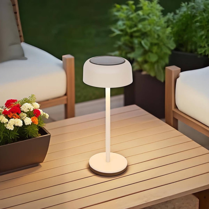 Hesperide - BOLTY LED Solar Table Lamp, LED 3.7V, 2600 mAh, IP65, Beige