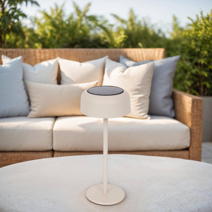 Hesperide - BOLTY LED Solar Table Lamp, LED 3.7V, 2600 mAh, IP65, Beige