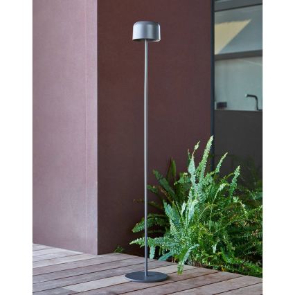 Hesperide - LED Solar Lamp BOLTY LED/3,7V 2600 mAh IP65 Anthracite