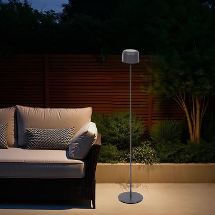 Hesperide - LED Solar Lamp BOLTY LED/3,7V 2600 mAh IP65 Anthracite