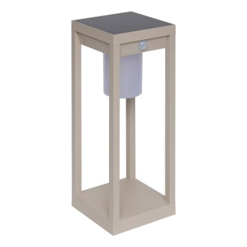 Hesperide - LED Solar Lantern with Motion Sensor PIKY LED/3.7V 2600 mAh 40 cm IP65 Beige