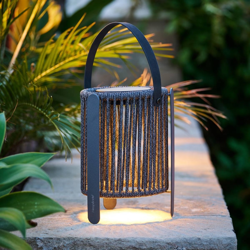 Hesperide - LINY LED Solar Lamp, 3.7V, 2600 mAh, IP54, Anthracite