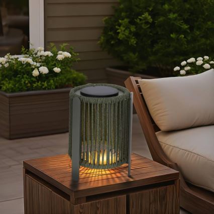 Hesperide - LINY LED Solar Lamp, 3.7V 2600 mAh, IP54, Green
