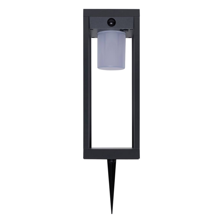 Hesperide - PIKY LED Solar Lantern with Motion Sensor, 3.7V 2600 mAh, 40 cm, IP65, Anthracite