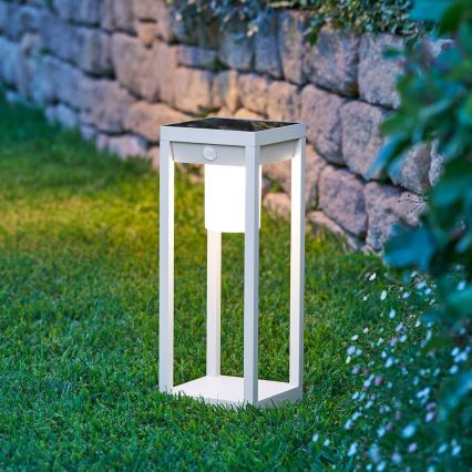 Hesperide - LED Solar Lantern with Motion Sensor PIKY LED/3.7V 2600 mAh 40 cm IP65 Beige