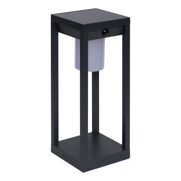 Hesperide - PIKY LED Solar Lantern with Motion Sensor, 3.7V 2600 mAh, 40 cm, IP65, Anthracite