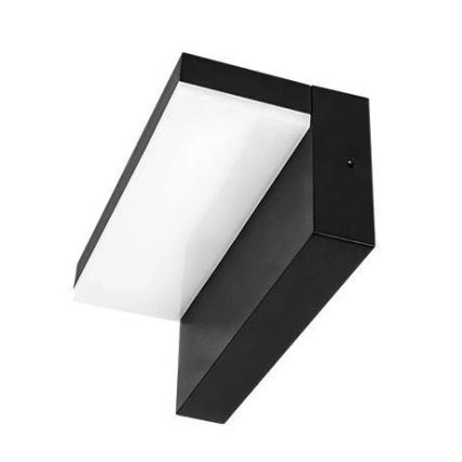 HESTIO LED Outdoor Wall Light, 9W/230V, 4000K, IP44, Black