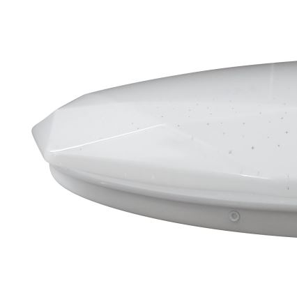 HEX LED Dimmable Ceiling Light, 72W, 230V, 3000–6000K, Ø 50 cm, White + Remote Control