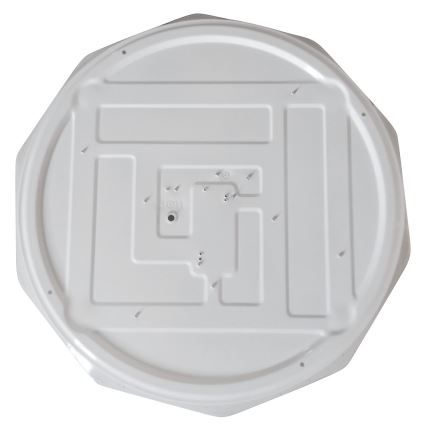 HEX LED Dimmable Ceiling Light, 72W, 230V, 3000–6000K, Ø 50 cm, White + Remote Control