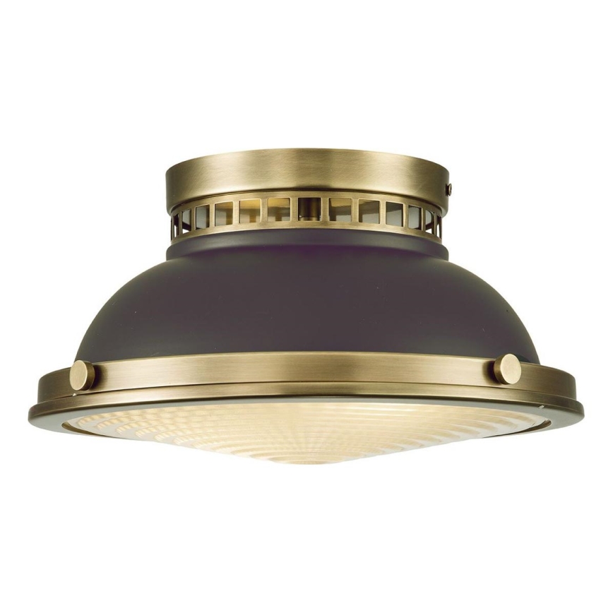 Hinkley - Ceiling light AMELIA 2xE27/40W/230V black/brass