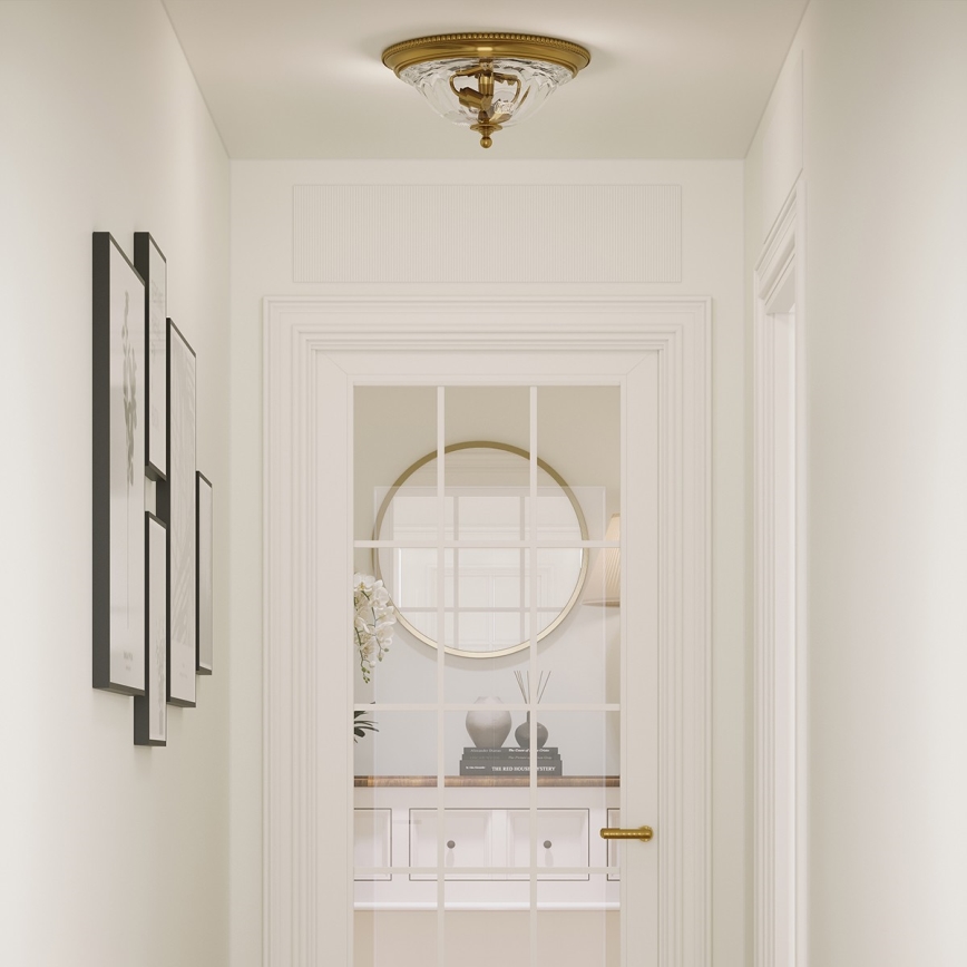 Hinkley - Ceiling light CAMBRIDGE 2xE27/60W/230V gold
