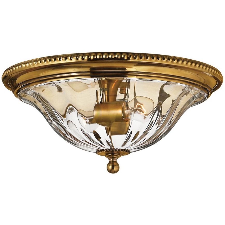 Hinkley - Ceiling light CAMBRIDGE 2xE27/60W/230V gold