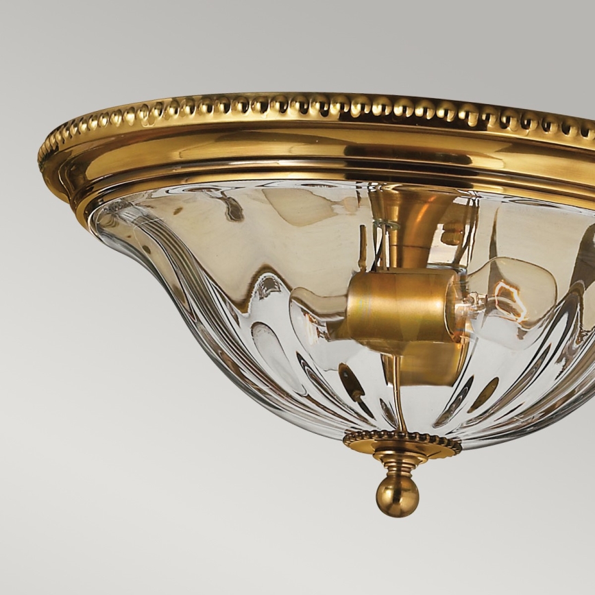 Hinkley - Ceiling light CAMBRIDGE 2xE27/60W/230V gold