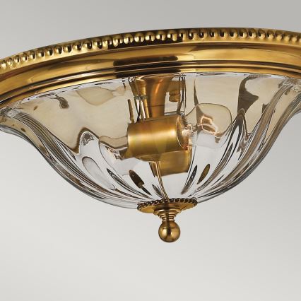 Hinkley - Ceiling light CAMBRIDGE 2xE27/60W/230V gold