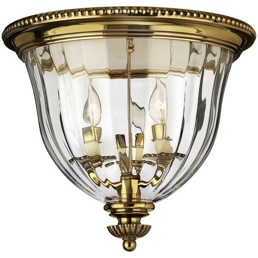 Hinkley - Ceiling light CAMBRIDGE 3xE14/60W/230V gold