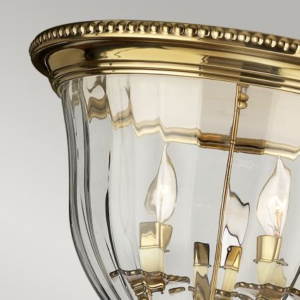 Hinkley - Ceiling light CAMBRIDGE 3xE14/60W/230V gold