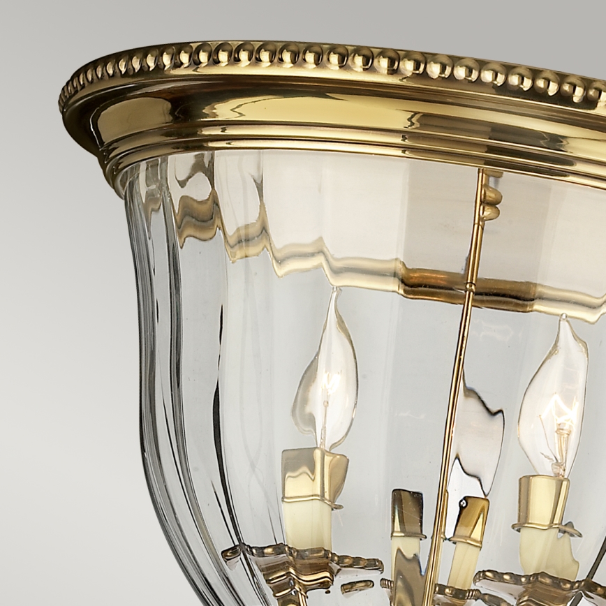 Hinkley - Ceiling light CAMBRIDGE 3xE14/60W/230V gold