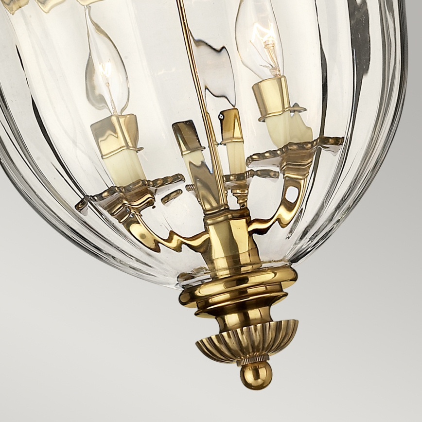 Hinkley - Ceiling light CAMBRIDGE 3xE14/60W/230V gold
